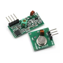 433 мгц радиочастотный передатчик и приемник модуль связи комплект для ARM/MCU WL DIY 315 МГц/433 МГц беспроводной для arduino Diy Kit