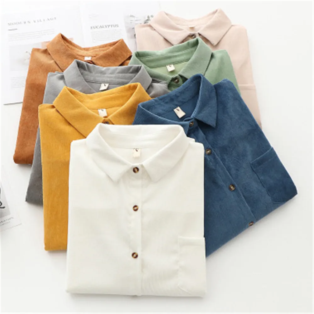 poet shirt Korean Fashion 2020 Autumn and Winter New Fashion Turtleneck Solid Color PU Leather Long-sleeved Fleece Jacket Slimming Top white long sleeve top