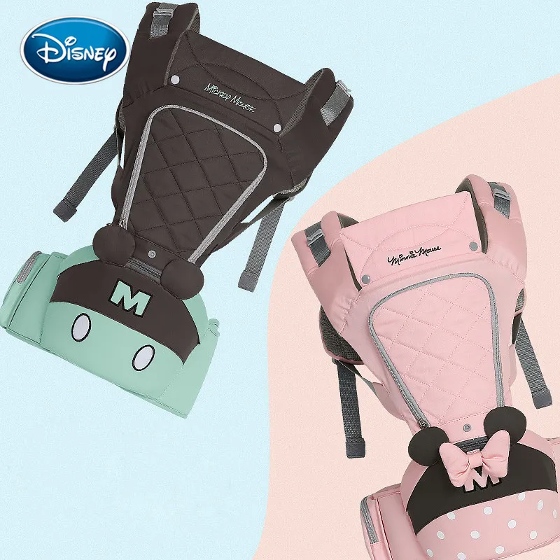 

Disney baby carrier backpack waist stool four seasons multi-functional children sitting stool hold children 0-36month