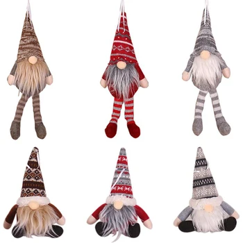 

1 PC Christmas Ornaments Santa Claus Angle Doll Toy Tree Hanging Pendant Decor Gifts