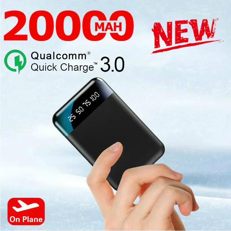 20000mAh Power Bank External Battery Portable Charger 2 USB Powerbank Mini Poverbank Bateria for iphone xiaomi samsung 20000mAh Power Bank External Battery Portable Charger 2 USB Powerbank Mini Poverbank Bateria for iphone xiaomi samsung