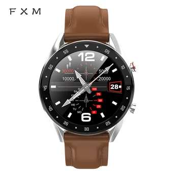 

FXM 2020 Relogio PPG+ECG Reloj Hombre Smart Watch Men Full Round Touch Screen Bluetooth Call Ip68 Waterproof Strap Replaceable