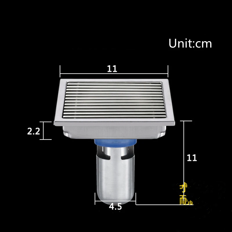 Ralo de desentupir banheiro, ralo quadrado de