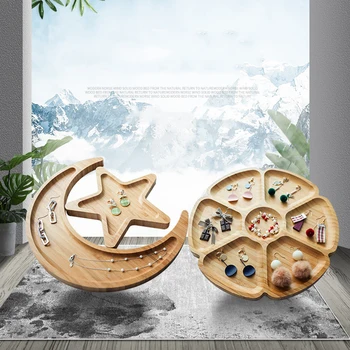 

Jewelry Tray Ring Necklace Holder Display Trinket Dish Plate Flower Petal