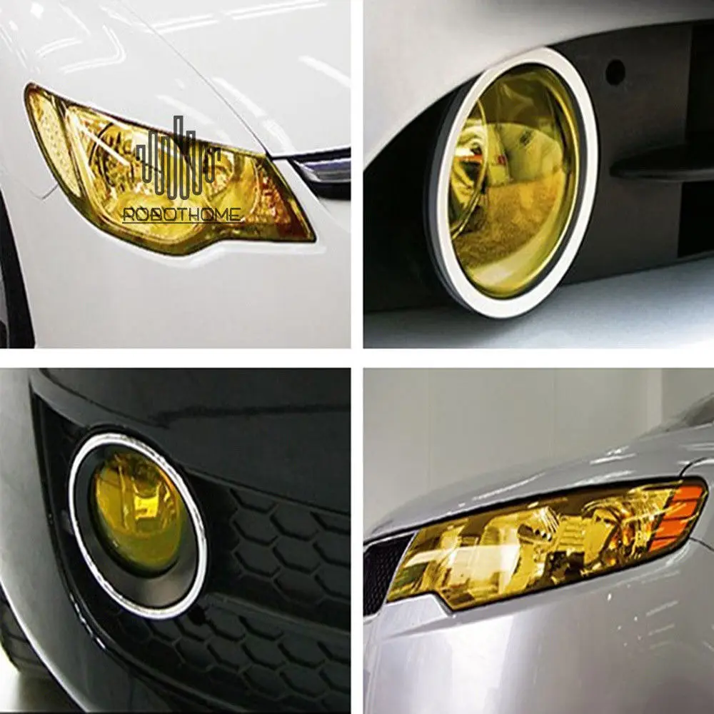 30cmX60cm Car Styling Fog Light Lamp HeadLight Taillight Film Sticker Decal MA 30cmX60cm Car Styling Fog Light Lamp HeadLight Taillight Film Sticker Decal MA