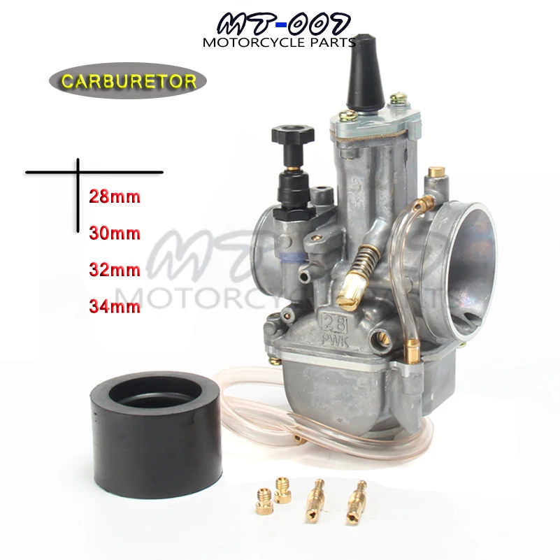 Universal Motorcycle Carburetor Carburador 28 30 32 34mm Keihi PWK with power jet Carb Dirt Pit Bike Scooter ATV UTV | Автомобили и