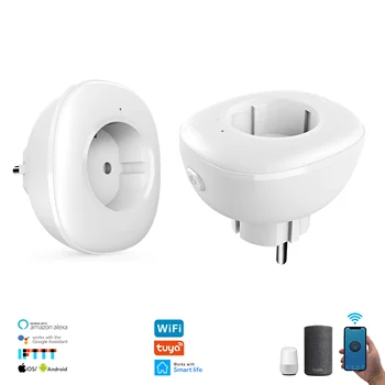 

Smart WiFi Plug Adaptor 10A Remote Voice Control Power Monitor Socket Outlet Timing Function work with Alexa Google Home Tuya