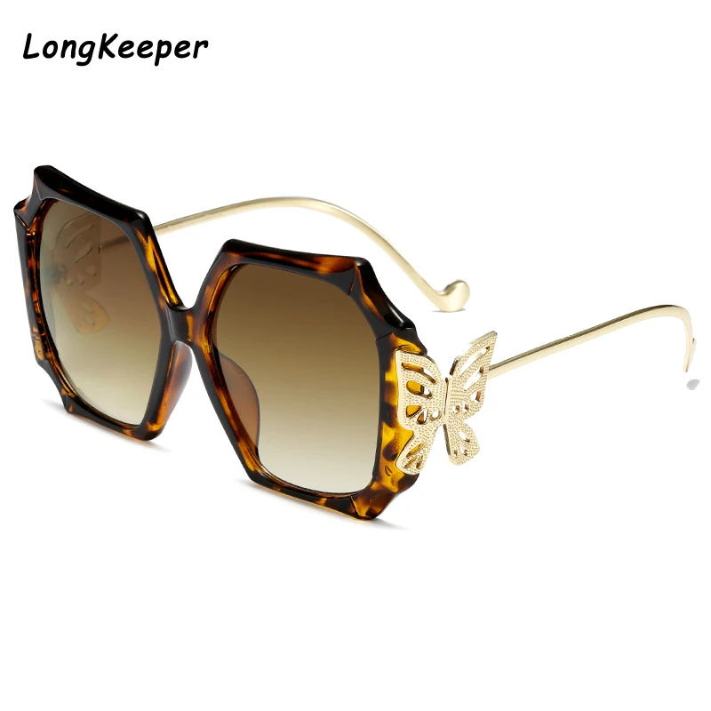 

2020 Trend Butterfly Decoration Sunglasses Women Brand Design Ladies Fashion Sun Glasses Female Shades Metal Gafas de sol UV400