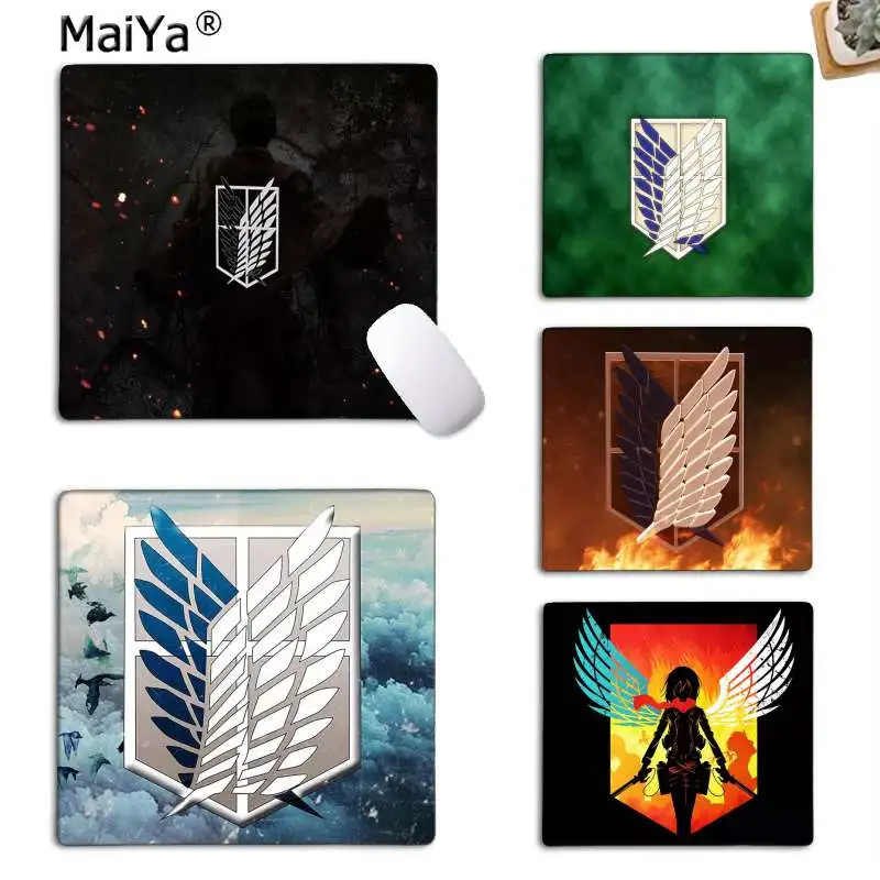 MaiYa ваш собственный коврик атака на Титанов Логотип высокоскоростной новый для