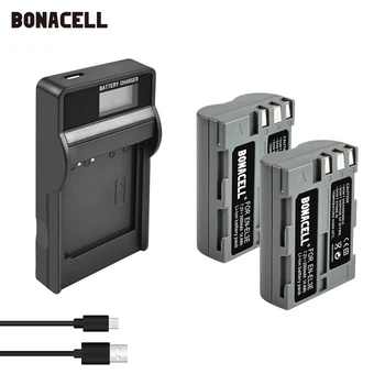 

Bonacell 2000mAh EN-EL3E Battery and LED Charger for Nikon D50 D70 D70s D80 D90 D100 D200 D300 D300S D700 Digital SLR Cameras L5
