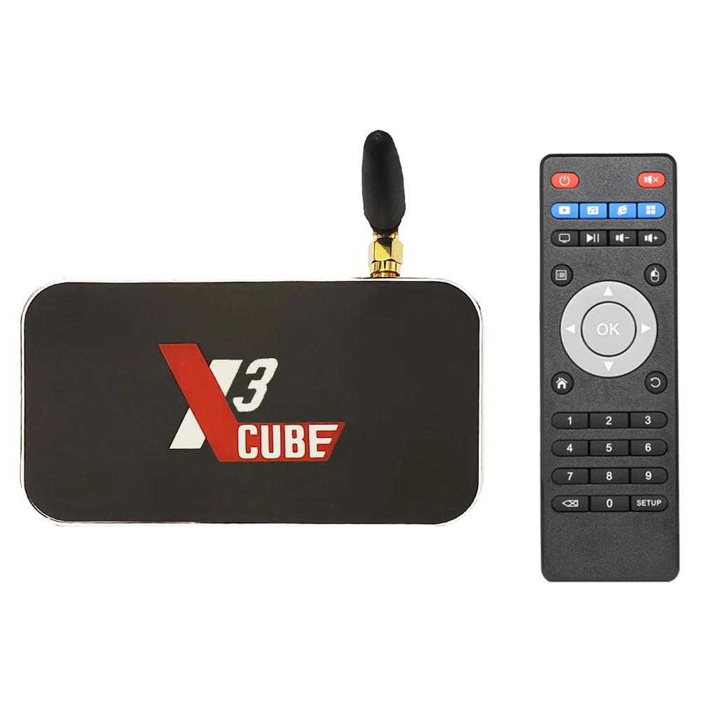  X3 PRO Amlogic S905X3 Android 9.0 TV Box 4GB DDR4 Smart Set top box 2.4G 5G WiFi 1000M LAN Bluetoot