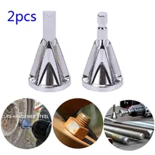 

2 Pcs Deburring External Chamfer Tool Stainless Steel Remove Burr Drill Bit Tools For Electric Drill Accessories