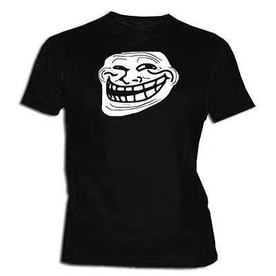 Camiseta мем Tallas XXXL XXL XL L M S Rage Интернет Тролль размеров футболка Юмор 01 shubuzhi Топ