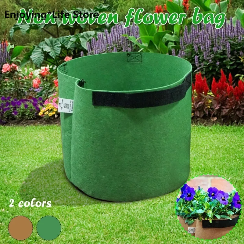 

5/7/10 Gallon Plant Seedling Grow Bags Pot Home Garden Tools Potato Strawberry Fabric Vegetable Jardin Seedling Growing Pots