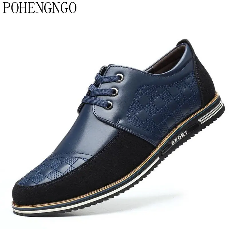 

2020 New Men's Oxford Leather Dress Shoes Lace Up Brogue Shoes Male Casual Shoes Footwear Loafers Men Size 38-48 Business shoes