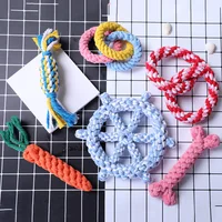 HOOPET Pets Dogs Pet Chewing Toys for Dog Outdoor Teeth Clean Pet Dog Puppy Cotton Chew Knot Braided Bone Rope Funny Tool 1