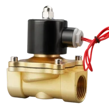 3/" 220 В Электрический электромагнитный клапан пневматический 2 порта Вода Масло Воздух Газ 2W-200-20 Денг LS'D инструмент