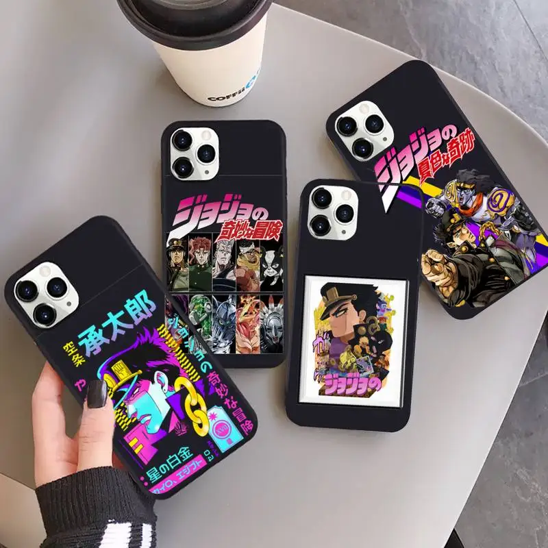 JoJo's Bizarre Adventure JoJo Anime Phone Case for iPhone 13 12 11 mini pro XS MAX 8 7 6 6S Plus
