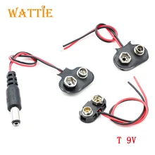 Boucle de batterie 9V, pour Arduino uno 2560 due DC3.5 12.5cm, tête de conversion de puissance
