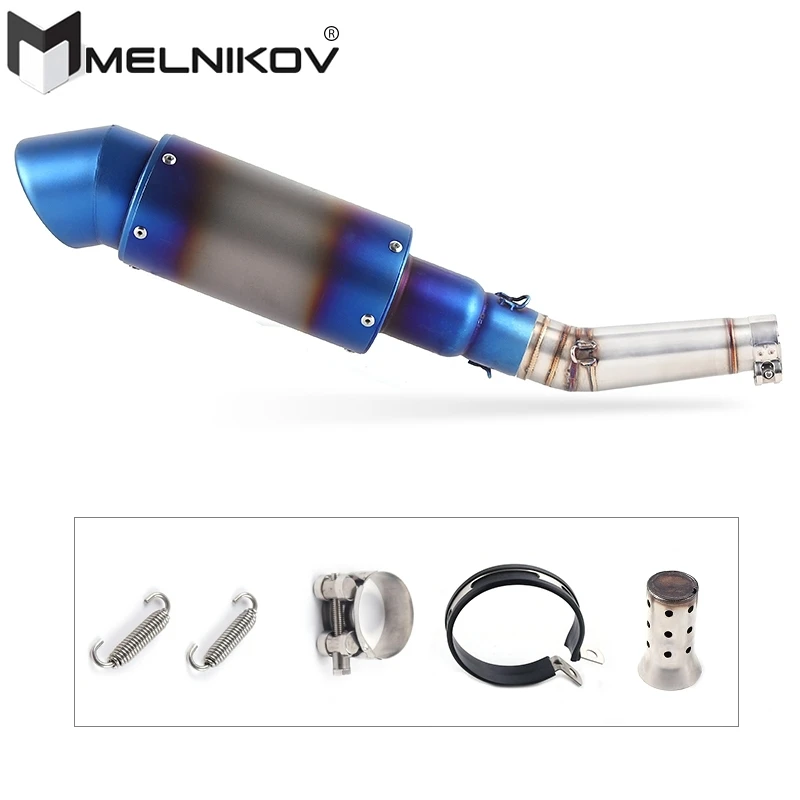 

Slip On Escape FOR HONDA NC700 NC700S NC700X NC750 NC750X Motorcycle Exhaust Muffler Link Pipe