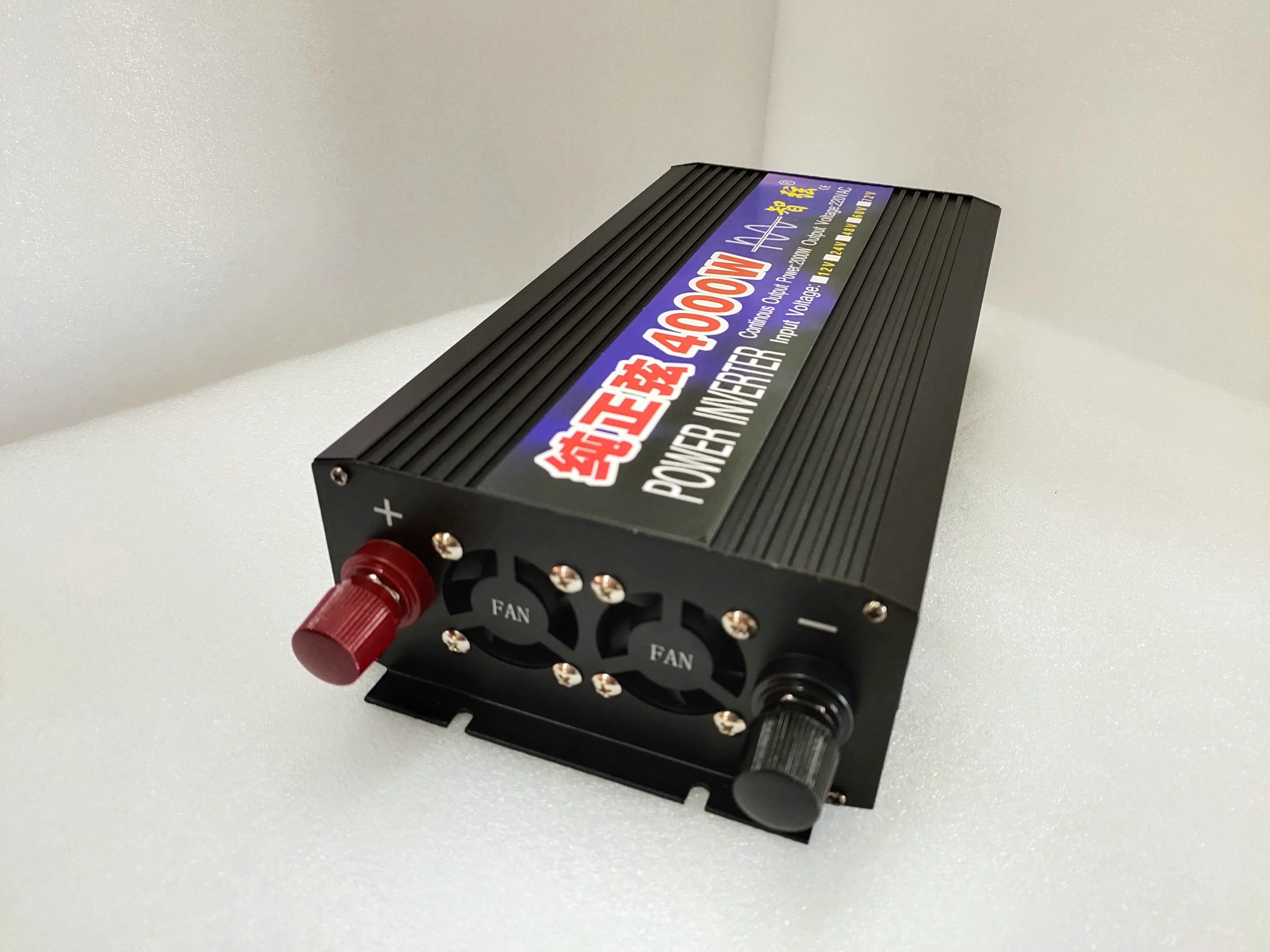 Inverter Pure Sine Wave 2000W 3000W 4000W European Standard Inverter 24V/12V to 220V Home Use wzw