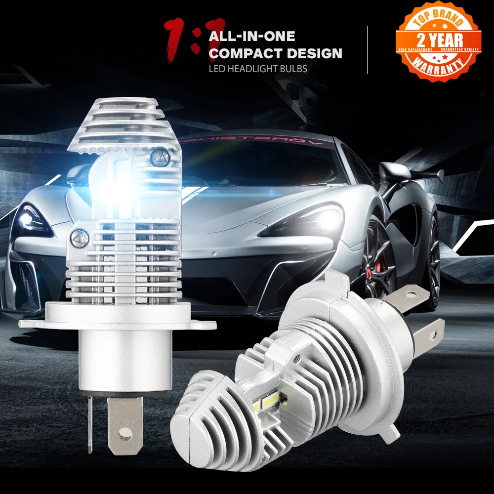 

NOVSIGHT Mini Car Lights LED H7 6000LM H11 LED Lamp for Car Headlight Bulbs H4 H9 9005 9006 HB3 HB4 Turbo H7 LED Bulbs 12V 24V