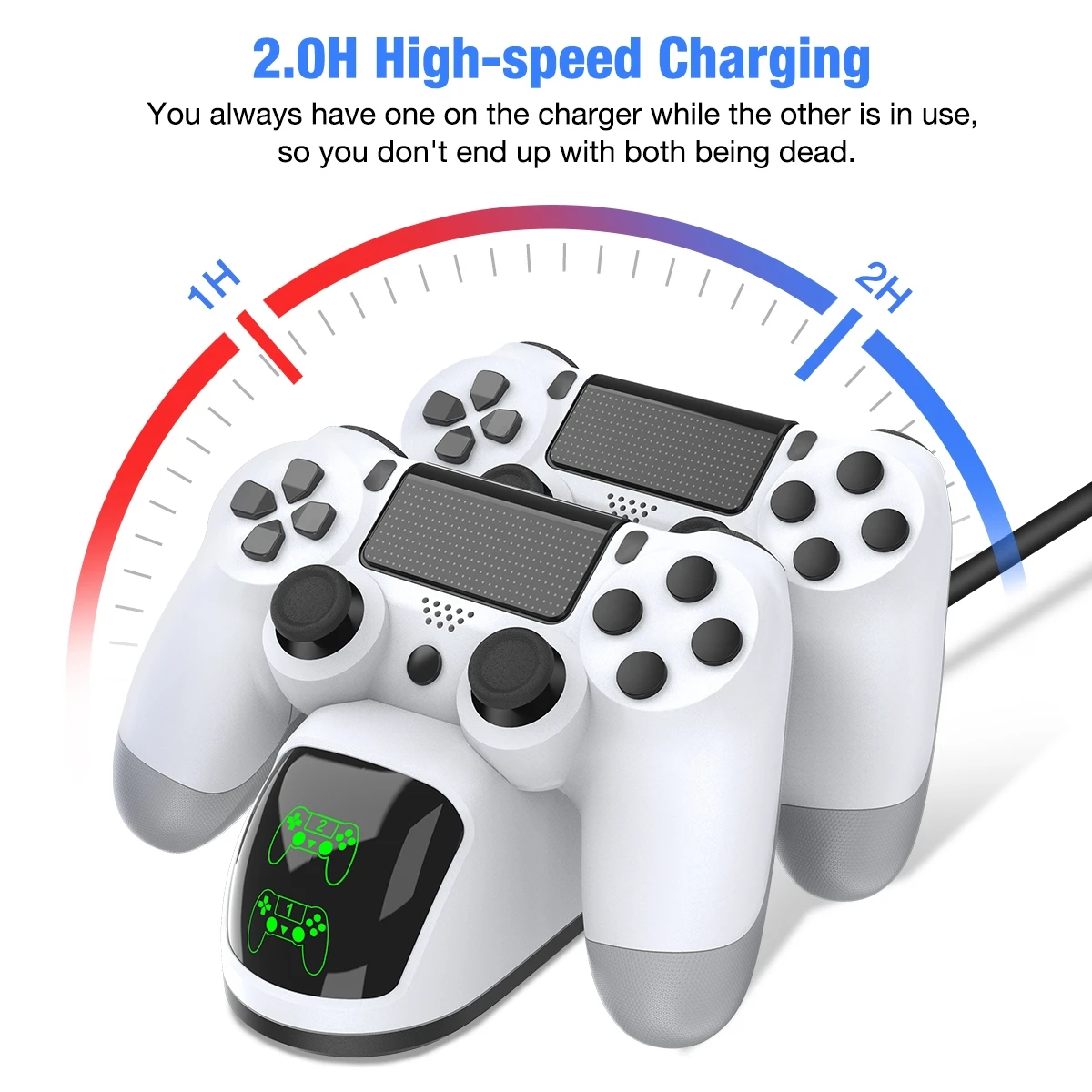 Beboncool Fast Charging Dock Station For Ps4 Game Play Accessories