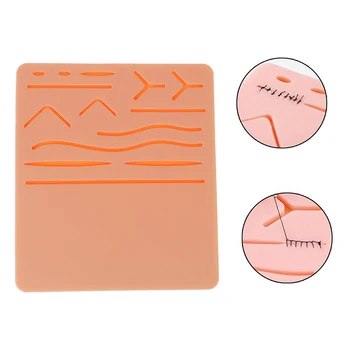 

for Doctor Nurse Student Practice tool Medical Silicone Human Traumatic Skin Model Suturing Training Pad Suture Training Kit