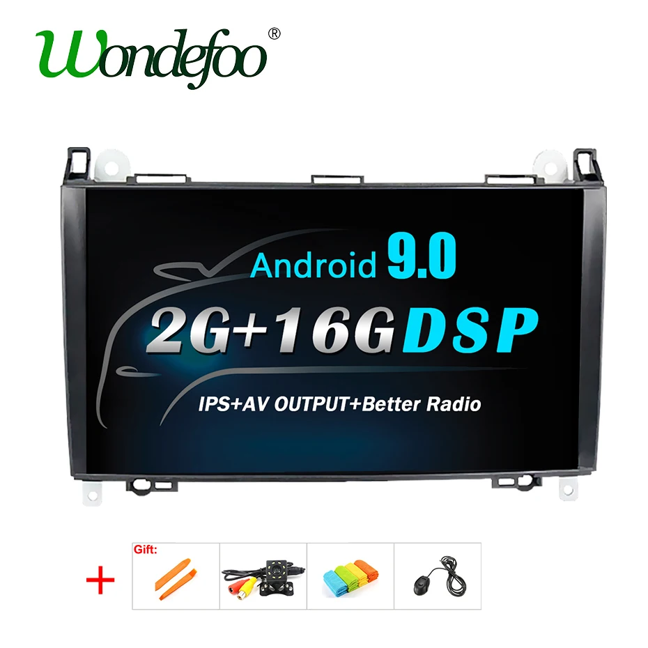 Android 9 0 DSP GPS для Mercedes Benz Sprinter B200 B class W245 B170 W209 W169 Viano Crafter A180 A160 радио IPS экран без