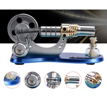 Cheap Metal Cylinder Bootable Stirling Engine Model Micro External Combustion Engine Model - Blue Baseboard Cheap Metal Cylinder Bootable Stirling Engine Model Micro External Combustion Engine Model - Blue Baseboard