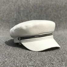 Военная Кепка Утконос шляпа элегантный корейский стиль Инди тонкий пять звезд молния дышащая женская весна лето путешествия хлопок плоский верх