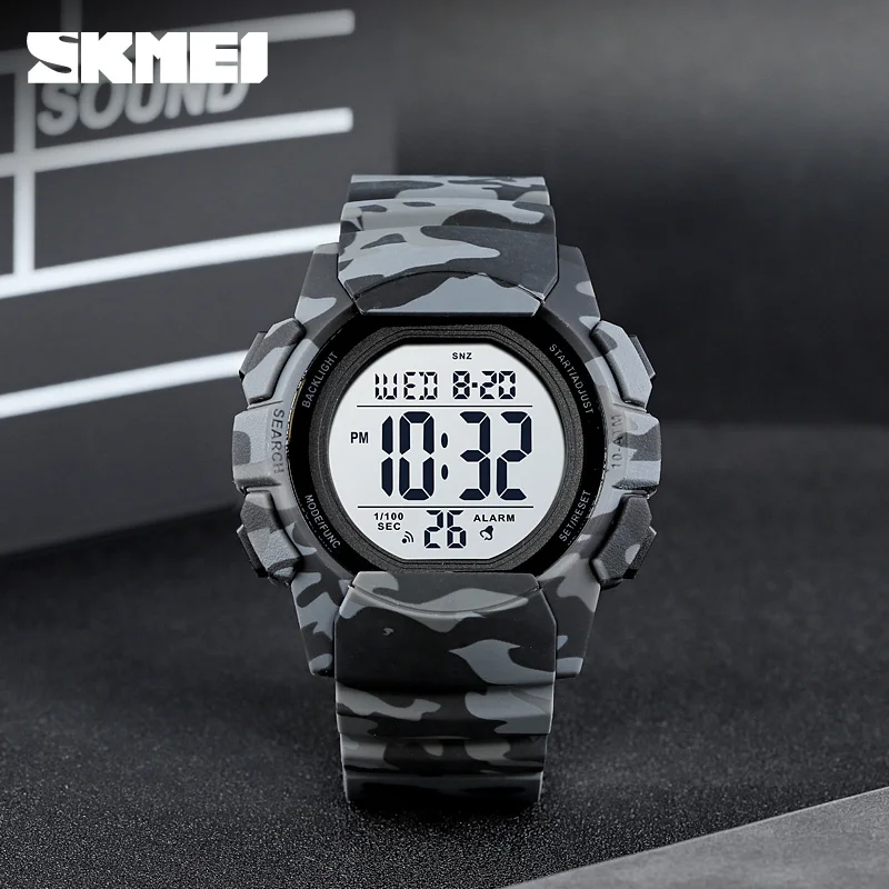 Official Digital Watch For Men Luxury Military Mens Sport Watches 2Time Count Down Wristwatches Top Brand SKMEI Watch For Boys