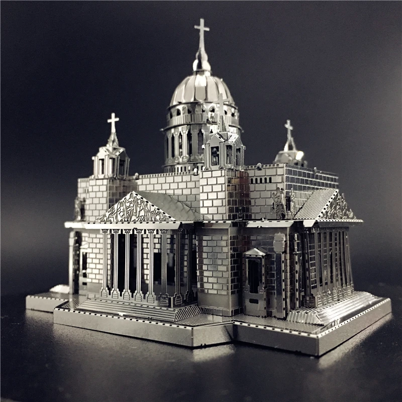 Модель MMZ NANYUAN 3D металлическая модель комплект Issakiv собор Сборная DIY лазерная