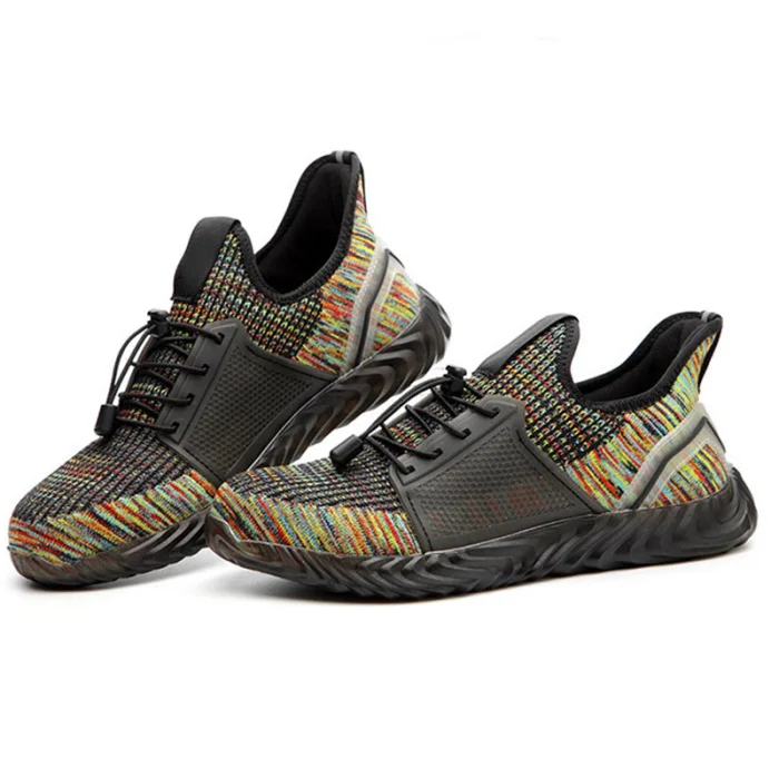 New Style Men Safe Shoes Anti-smashing Anti-piercing Non-slip Breathable Sneakers Work Shoes