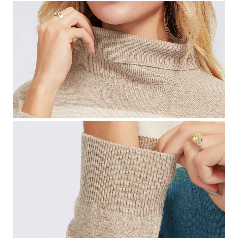 MIEGOFCE с круглым вырезом для женщин, повседневные вязаные зимние свитера в полоску джемпер, женские пуловеры в стиле пэчворк, шикарные кофточки
