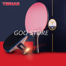 

TIBHAR 608 Professional Table Tennis Racket Competition Ping Pong Bat High Sticky Pimples-in Pingpong Paddle with Bag