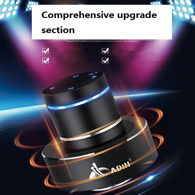 Adin 26W Vibration Speaker Bluetooth Bass Portable Speakers Wireless Resonance Press Stereo Subwoofe NFC Handsfree with Mic Adin 26W Vibration Speaker Bluetooth Bass Portable Speakers Wireless Resonance Press Stereo Subwoofe NFC Handsfree with Mic