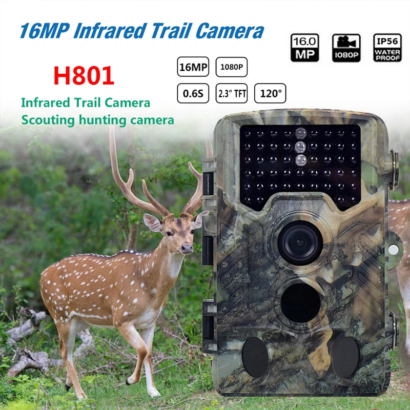 

12MP 1080P HD Night Vision Camera IR Hunting Wildlife Monitor Surveillance