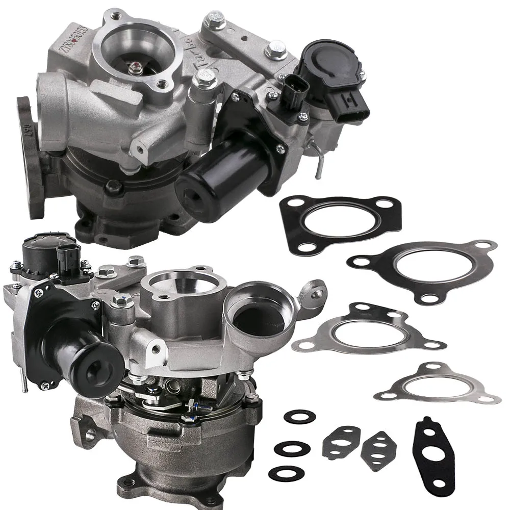 1Pair Turbo Turbocharger For TOYOTA Land Cruiser 200 series D40 V8 1VD-FTV VDJ76 VDJ78 VB23 Supercharger Turbine 17208-51010/20 |