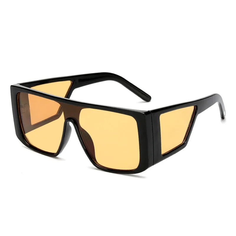 Новые брендовые дизайнерские негабаритные Солнцезащитные очки Модные женские мужские квадратные очки UV400 оттенки солнцезащитные очки de sol - Цвет линз: 03
