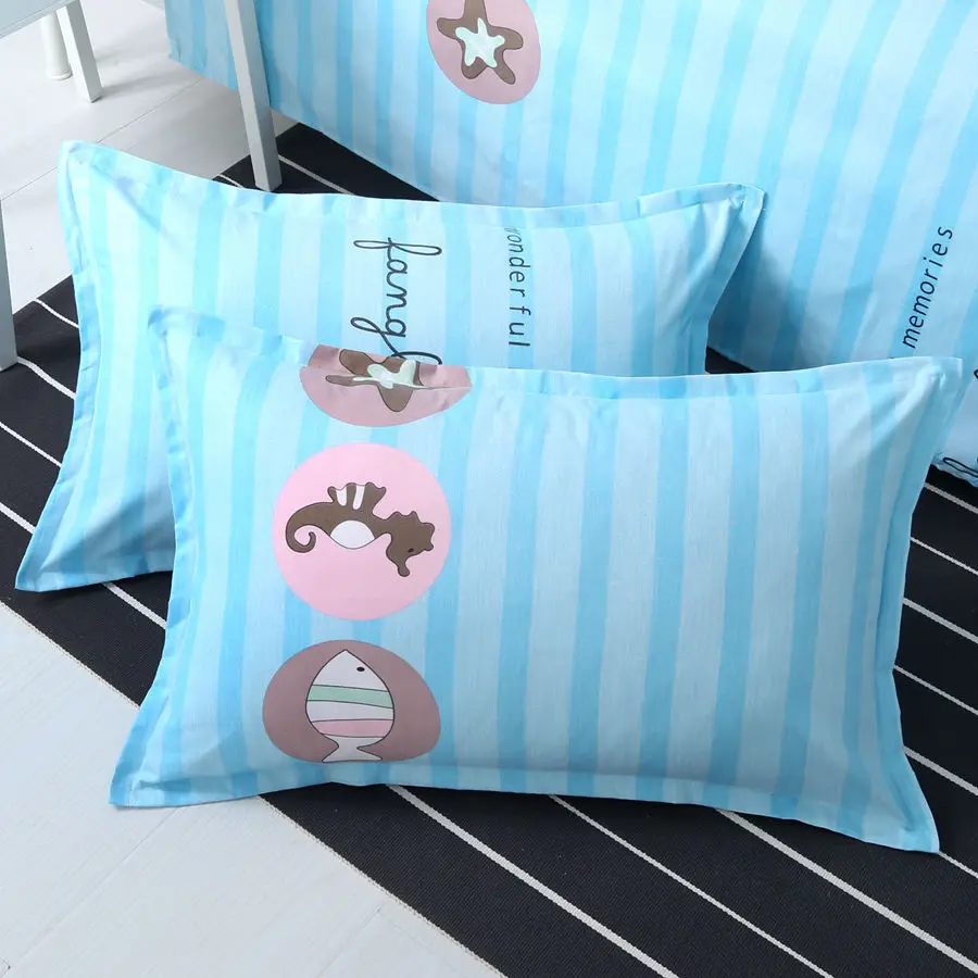 1pcs Northern Europe Pillowcase Cartoon Pillowcase Comfortable Student Pillowcase Anime Body pillow decorative pillow case