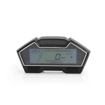

For 2,4 cylinder LCD Motorcycle Racing Bike Speedometer Odometer RPM Speed Fuel Gauge 13000RPM DIY Speedometer