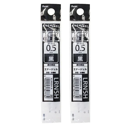 2pcs black refills 1 шт. PENTEL Trinity многофункциональный автоматический карандаш+ 0,5 мм нейтральная ручка XBLW355A Черный Красный Синий Многофункциональные Канцелярские Принадлежности - Цвет: 2pcs black refills