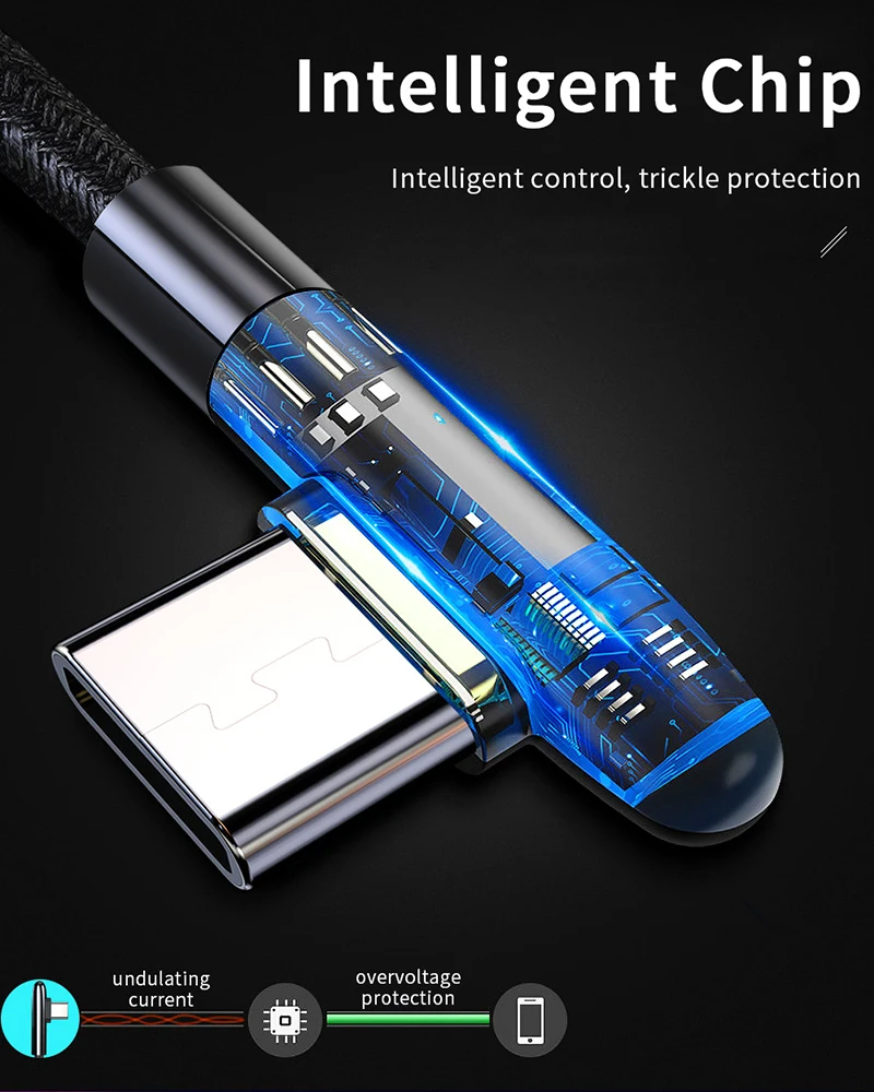 Кабель Essager usb type C для samsung Xiaomi Redmi Note 7 8 10 3A провод для быстрого заряда шнур USB-C зарядное устройство кабель usbc для мобильного телефона
