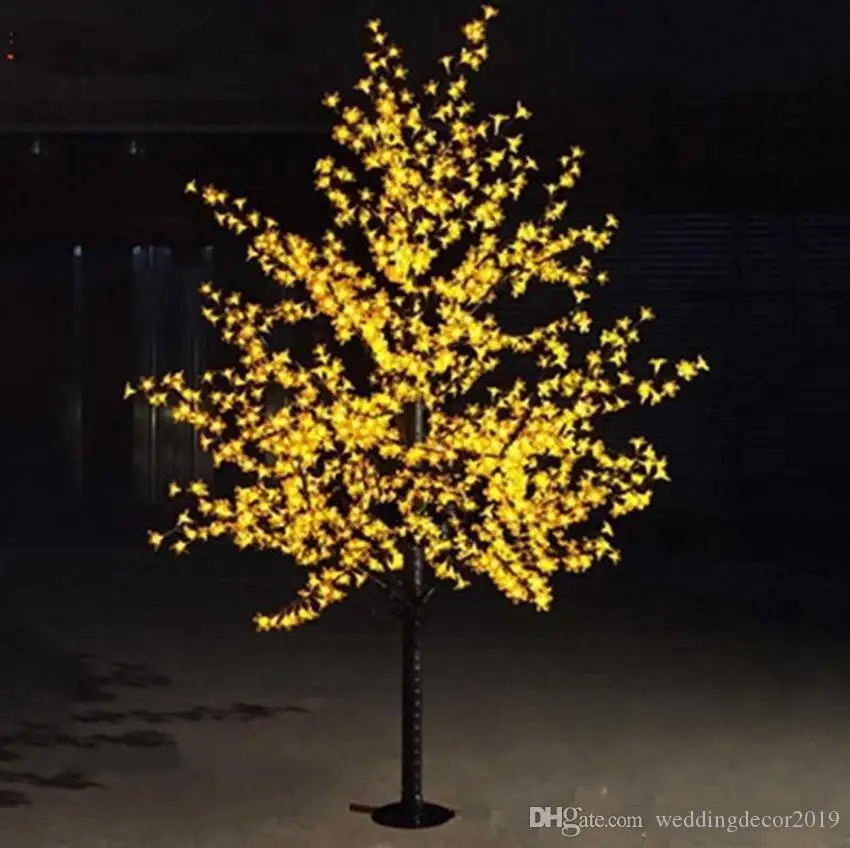 864 LEDs 6 feet 1.8M height LED cherry tree LED Christmas tree lights waterproof 110 220VAC white outdoor