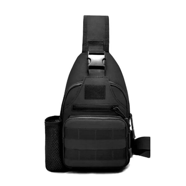 600D уличная водонепроницаемая военная тактическая сумка через плечо USB армейская походная сумка рюкзак для путешествий походные сумки - Цвет: Black