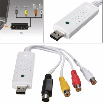 

USB 2.0 Audio VHS RCA To DVD Converter Capture Card Analog Video To Digital