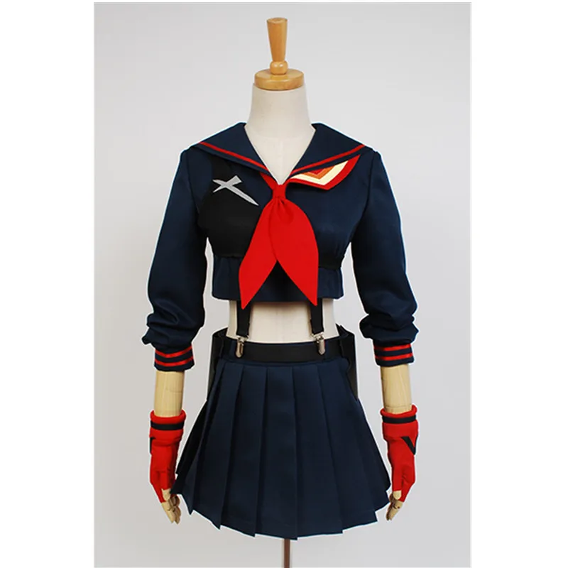 Аниме «Kill La Kill»; костюм для косплея Рюко матой; юбка; Униформа на Хэллоуин; карнавальные костюмы для девочек