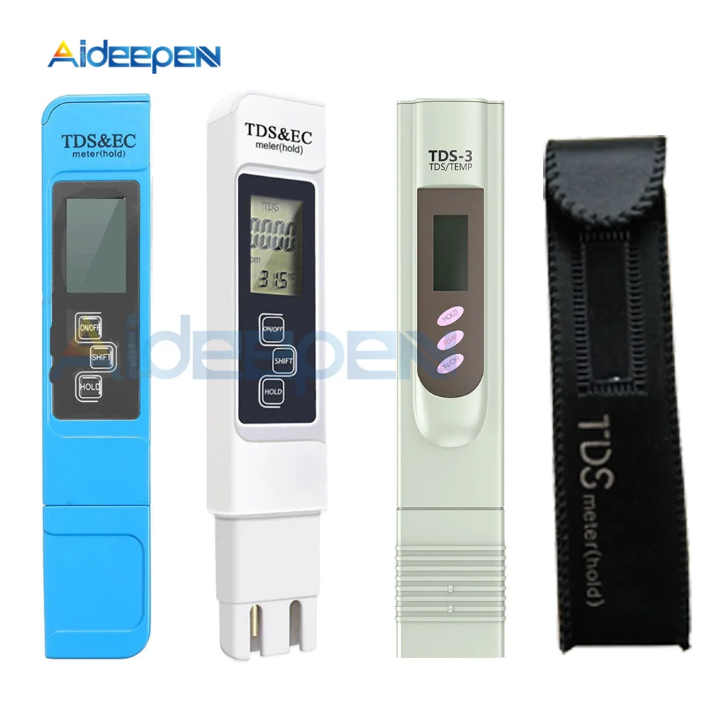 Tds Ec Meter Tds3 Temperature Tester Pen 3 In1 Function Conductivity
