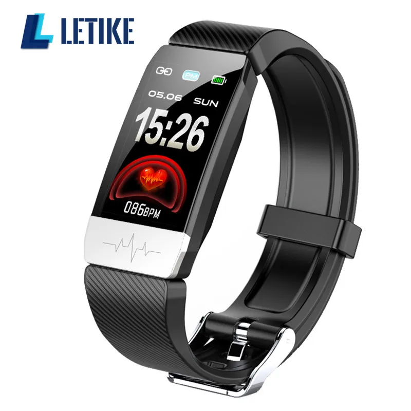 Letike ECG умный браслет с ECG PPG монитор сердечного ритма кровяное давление IP67 фитнес-трекер Wrisatband умные часы